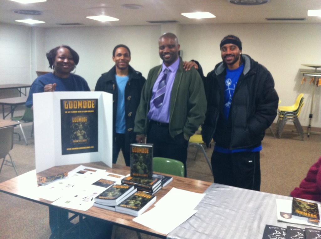 Quan and peeps at the book signing